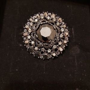 Rhinestone brooch